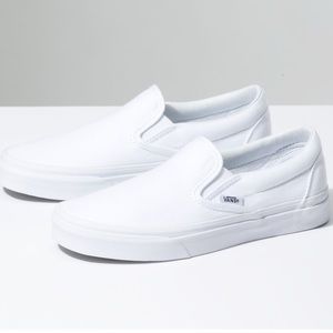Brand new!!! Never worn!! White vans